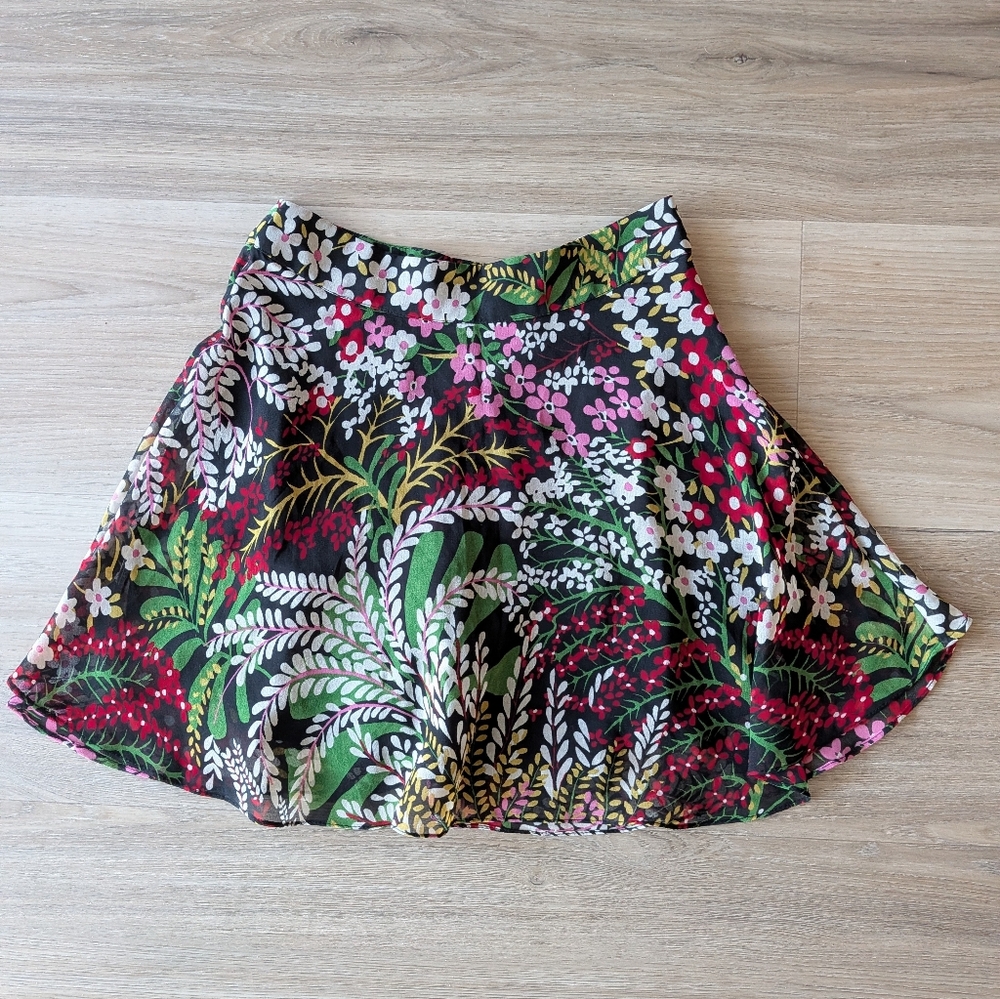UO Floral Mini Skirt Sz S